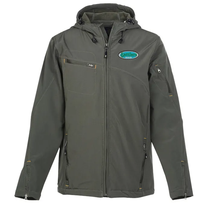 Crest Hooded Soft Shell Jacket - Men's