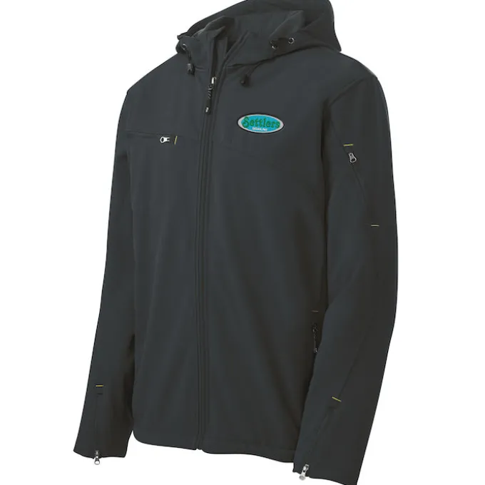 Crest Hooded Soft Shell Jacket - Men's