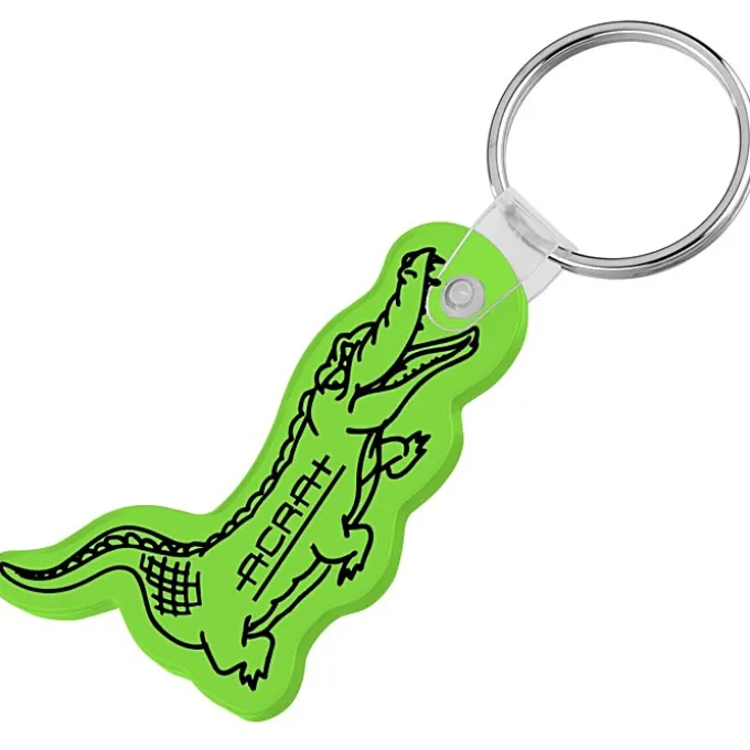 Crocodile Soft Keychain - Translucent