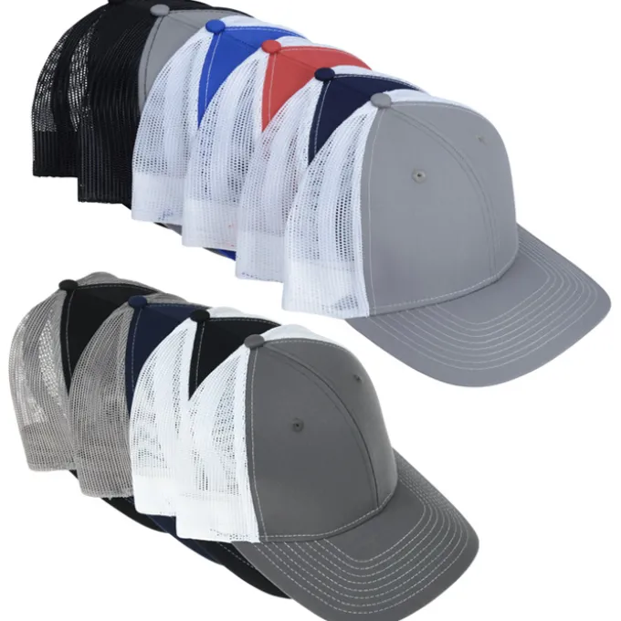 Crofton Snapback Trucker Cap - Embroidered