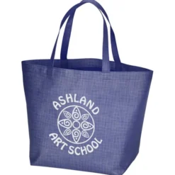 Crosshatched Non-Woven Tote Bag