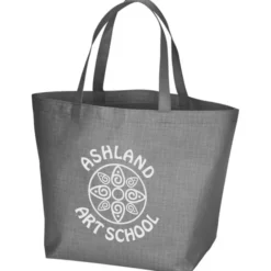 Crosshatched Non-Woven Tote Bag - 24 hr