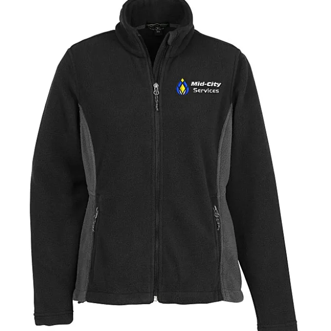Crossland Colorblock Fleece Jacket - Ladies' - 24 hr