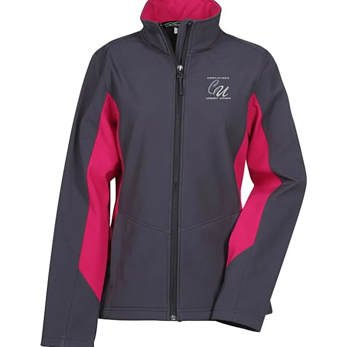 Crossland Colorblock Soft Shell Jacket - Ladies'