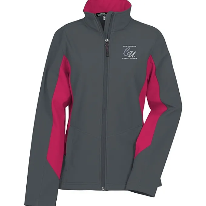 Crossland Colorblock Soft Shell Jacket - Ladies' - 24 hr