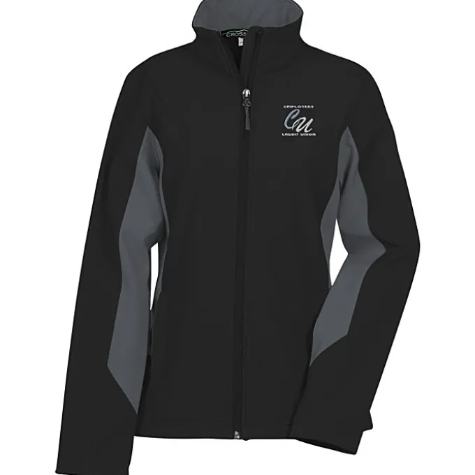 Crossland Colorblock Soft Shell Jacket - Ladies' - 24 hr