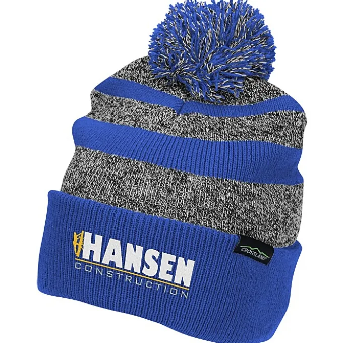 Crossland Heather Pom Beanie - 24 hr