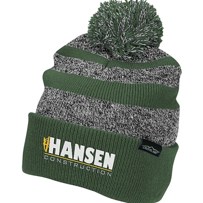 Crossland Heather Pom Beanie - 24 hr