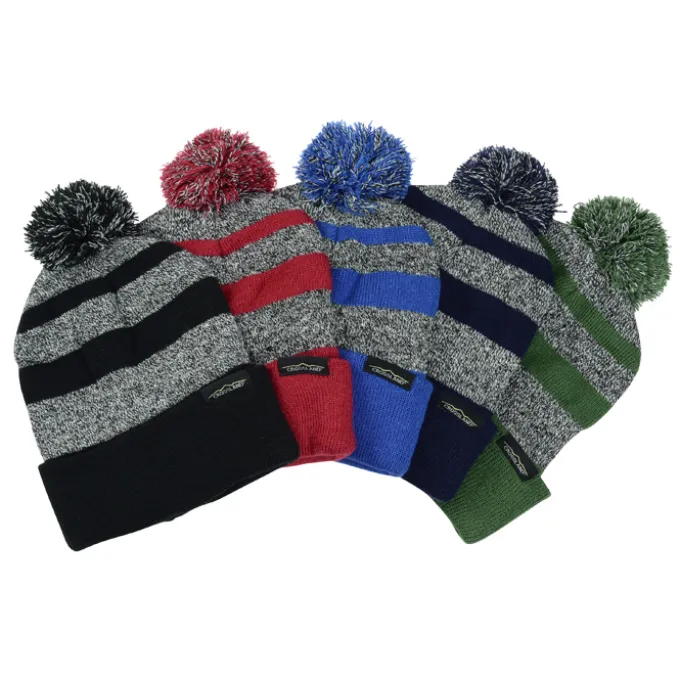Crossland Heather Pom Beanie - 24 hr