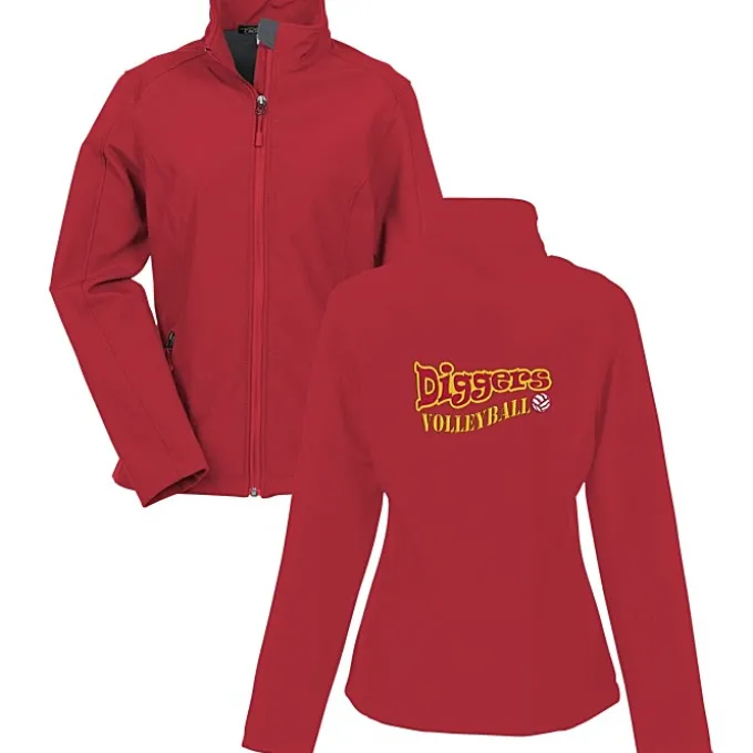 Crossland Soft Shell Jacket - Ladies' - Back Embroidered