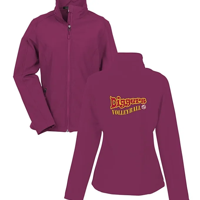 Crossland Soft Shell Jacket - Ladies' - Back Embroidered
