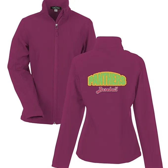 Crossland Soft Shell Jacket - Ladies' - Applique Twill