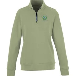 Crosswind 1/4-Zip Sweatshirt - Ladies' - Embroidered
