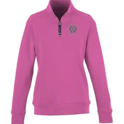 Crosswind 1/4-Zip Sweatshirt - Ladies' - Embroidered