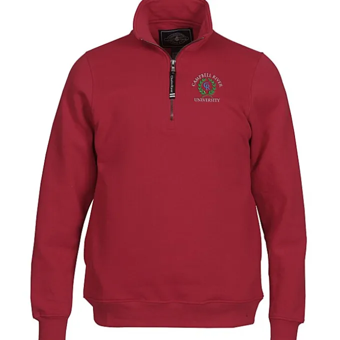 Crosswind 1/4-Zip Sweatshirt - Men's - Embroidered