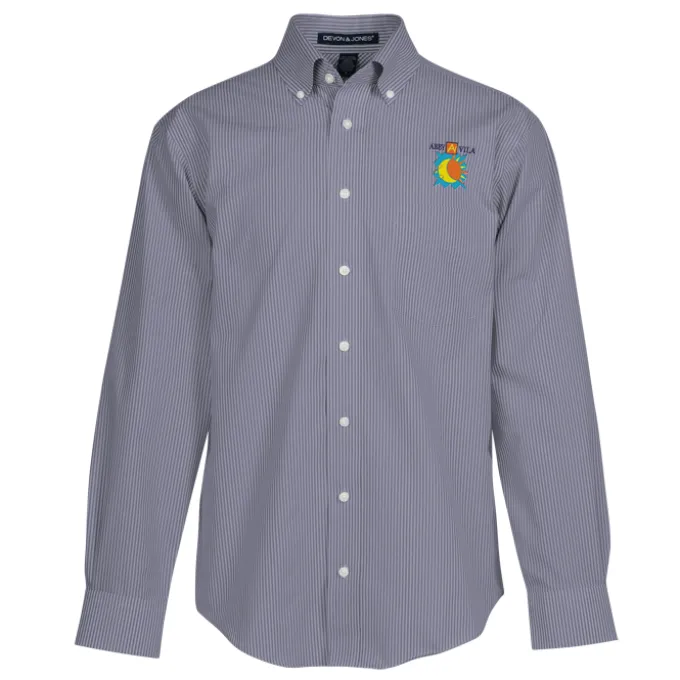 Crown Collection Banker Stripe Shirt - Men's