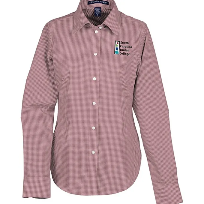 Crown Collection Gingham Check Shirt - Ladies'