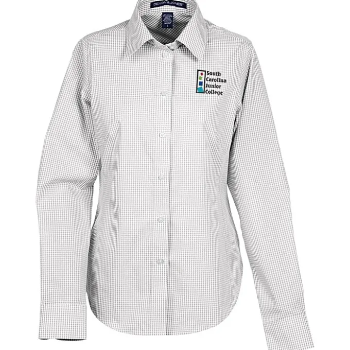 Crown Collection Gingham Check Shirt - Ladies'