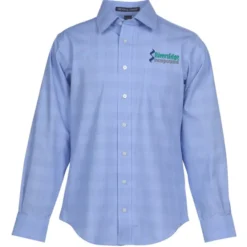 Crown Collection Glen Plaid Shirt - Men's