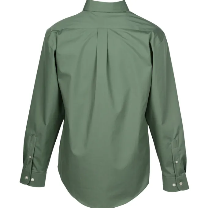 Crown Collection Solid Broadcloth Shirt - Men's