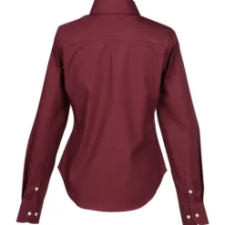 Crown Collection Solid Broadcloth Shirt - Ladies'