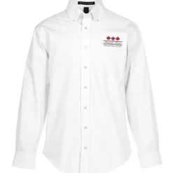 Crown Collection Solid Oxford Shirt - Men's