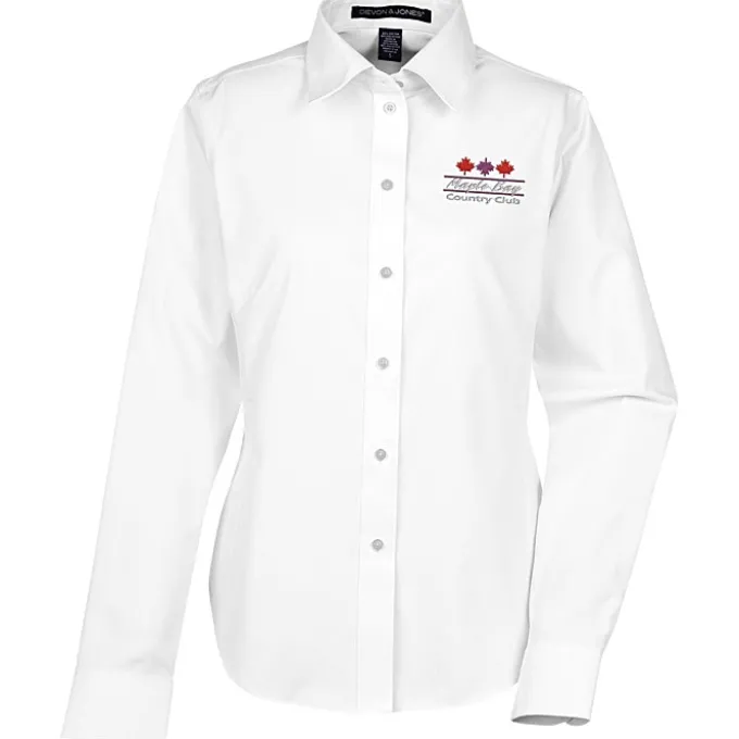 Crown Collection Solid Oxford Shirt - Ladies'