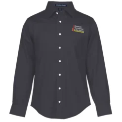 Crown Collection Solid Stretch Twill Shirt - Men's
