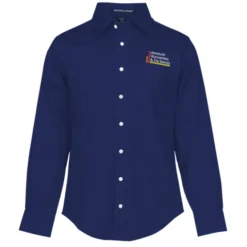 Crown Collection Solid Stretch Twill Shirt - Men's