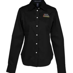 Crown Collection Solid Stretch Twill Shirt - Ladies'