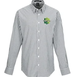 CrownLux Performance Gingham Shirt - Men's