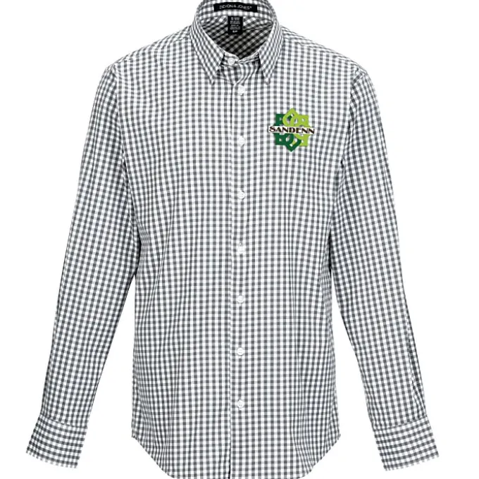 CrownLux Performance Gingham Shirt - Men's
