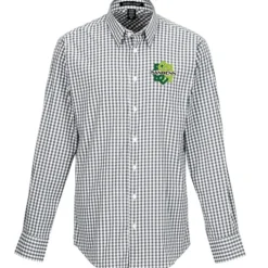 CrownLux Performance Gingham Shirt - Men's