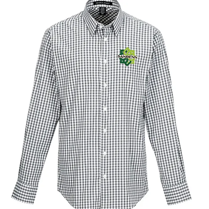 CrownLux Performance Gingham Shirt - Men's