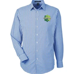 CrownLux Performance Gingham Shirt - Men's