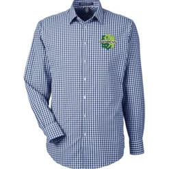 CrownLux Performance Gingham Shirt - Men's