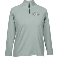CrownLux Performance Micro Stripe 1/4-Zip Pullover - Ladies'