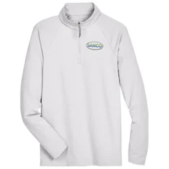 CrownLux Performance Micro Stripe 1/4-Zip Pullover - Men's