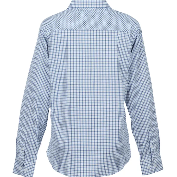 CrownLux Performance Micro Windowpane Shirt - Ladies'