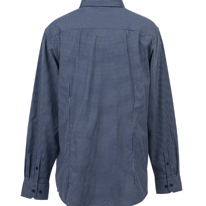 CrownLux Performance Mini Check Shirt - Men's