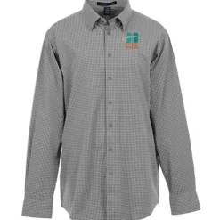 CrownLux Performance Mini Check Shirt - Men's