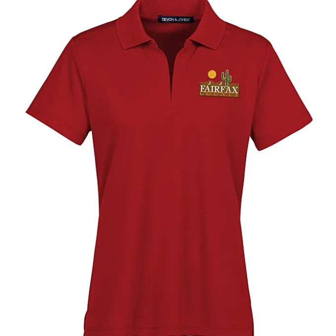 CrownLux Performance Plaited Polo - Ladies'