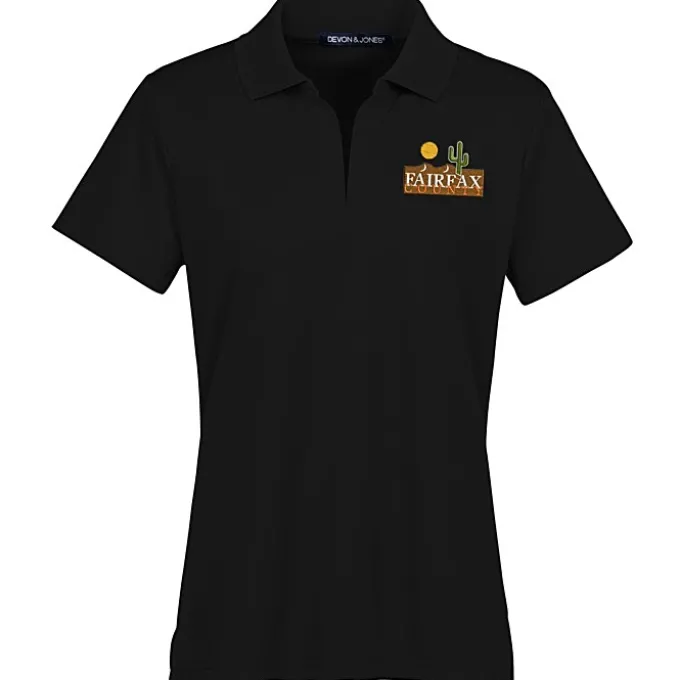 CrownLux Performance Plaited Polo - Ladies'