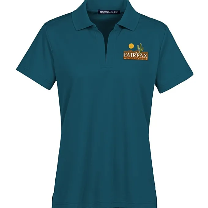 CrownLux Performance Plaited Polo - Ladies'