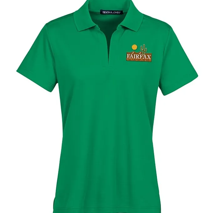 CrownLux Performance Plaited Polo - Ladies'