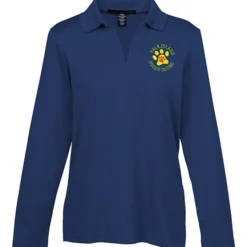 CrownLux Performance Plaited LS Polo - Ladies'