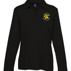 CrownLux Performance Plaited LS Polo - Ladies'