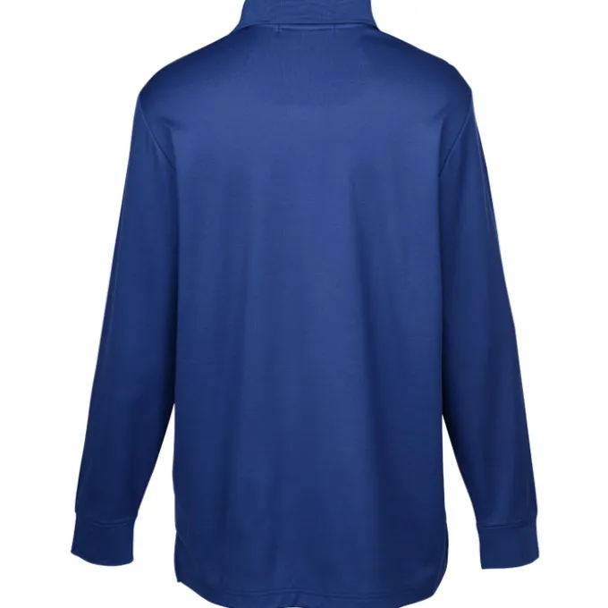 CrownLux Performance Plaited LS Polo - Men's