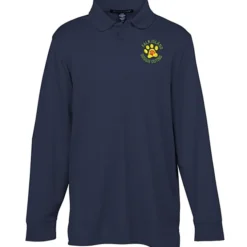 CrownLux Performance Plaited LS Polo - Men's