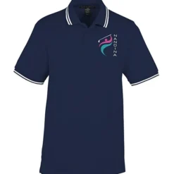 CrownLux Performance Plaited Tipped Polo - Men's